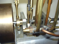 Welle und Antrieb der Dampfmaschine Welle und Antrieb der Dampfmaschine
