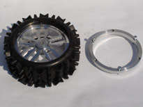 Felge mit abgenommen Ring